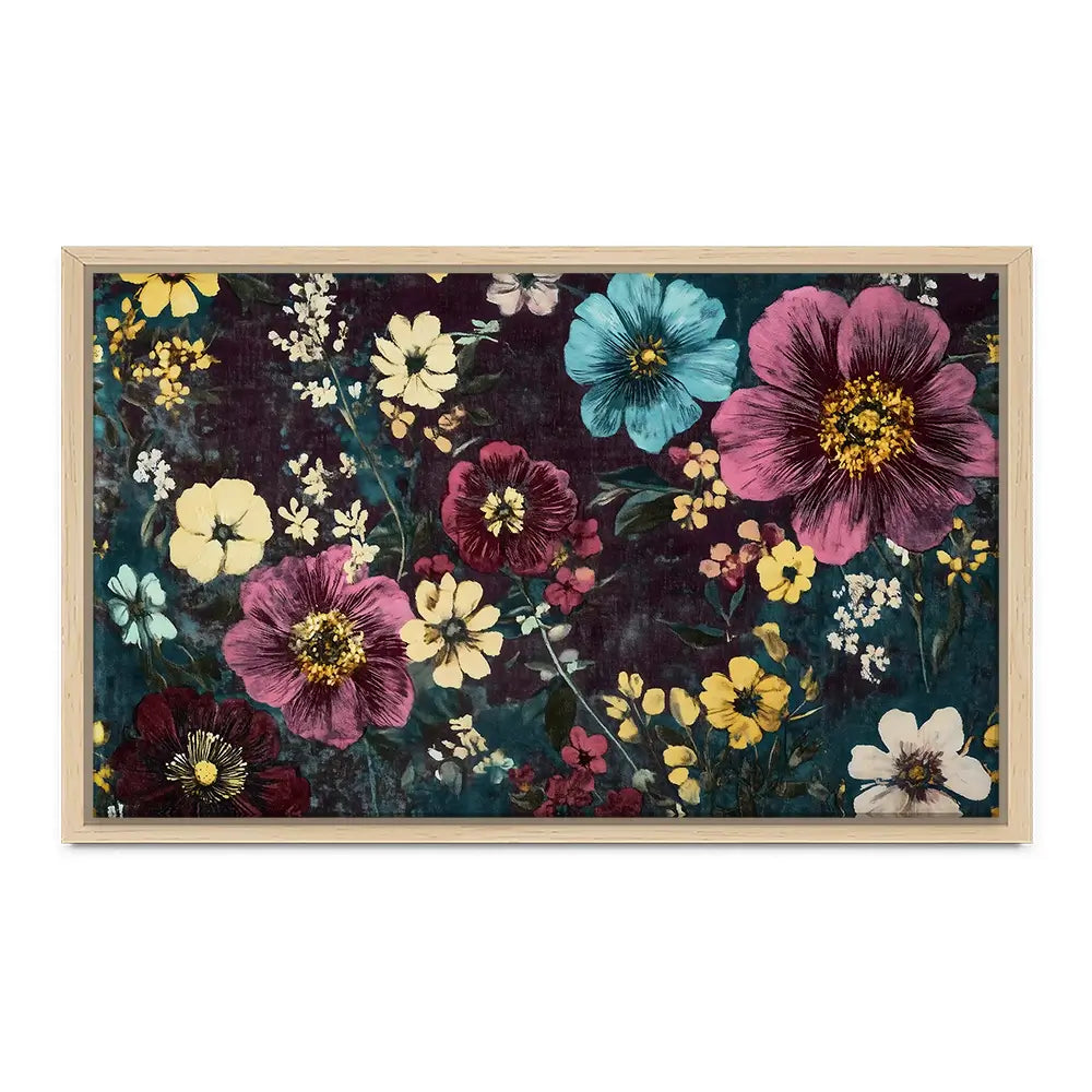 Vintage Flowers Canvas Print Vintage Flowers Canvas Print wall art product Gina Kelly - Independent