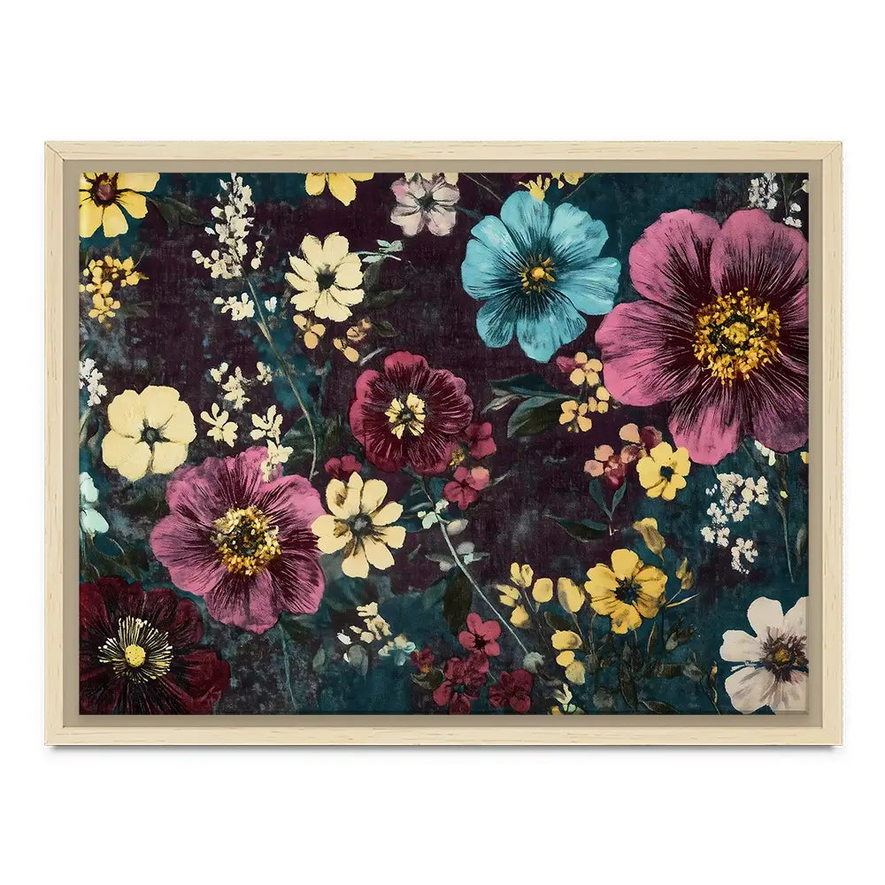 Vintage Flowers Canvas Print Vintage Flowers Canvas Print wall art product Gina Kelly - Independent