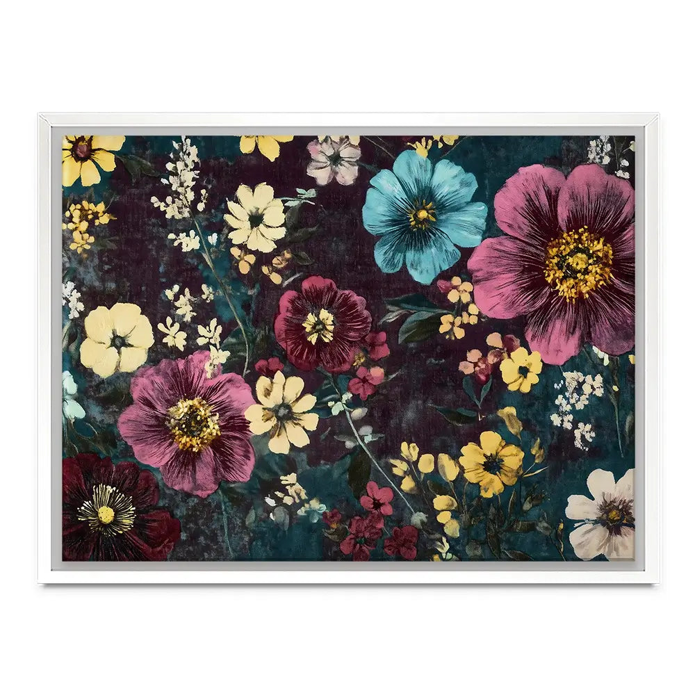 Vintage Flowers Canvas Print Vintage Flowers Canvas Print wall art product Gina Kelly - Independent