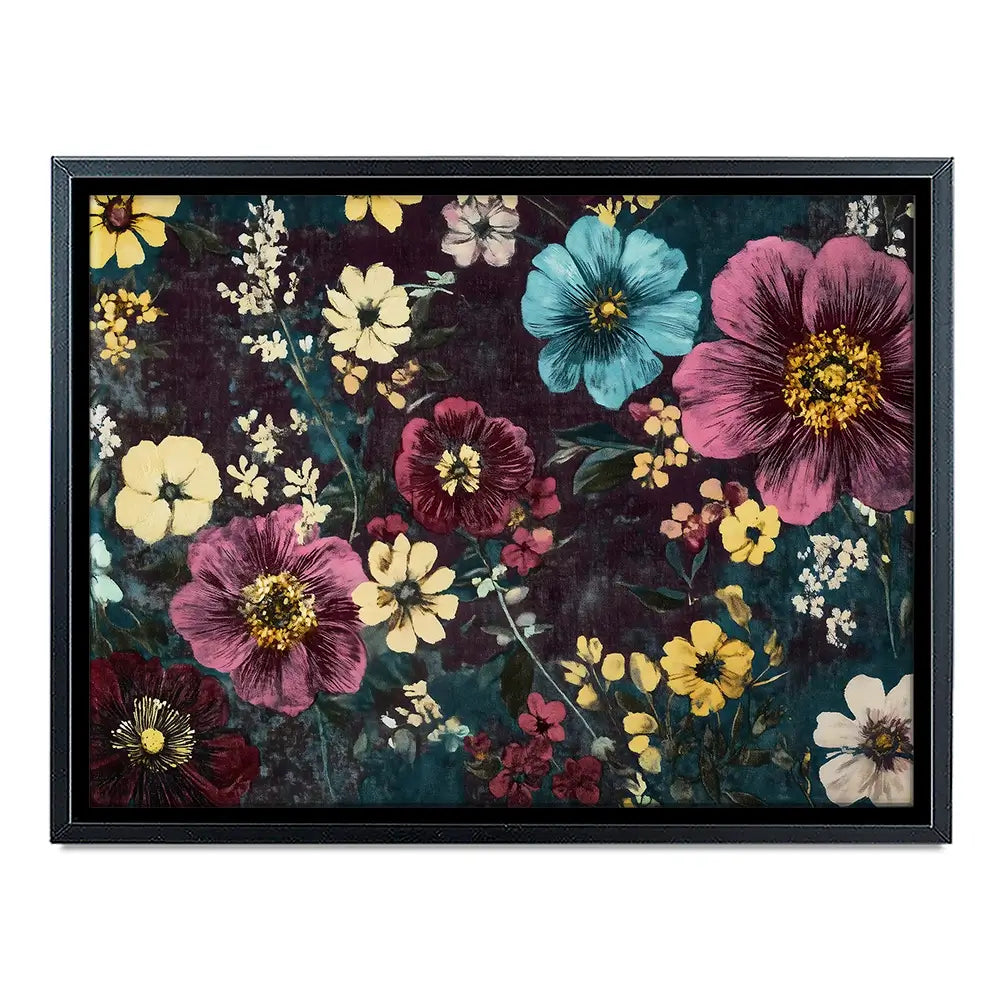 Vintage Flowers Canvas Print Vintage Flowers Canvas Print wall art product Gina Kelly - Independent