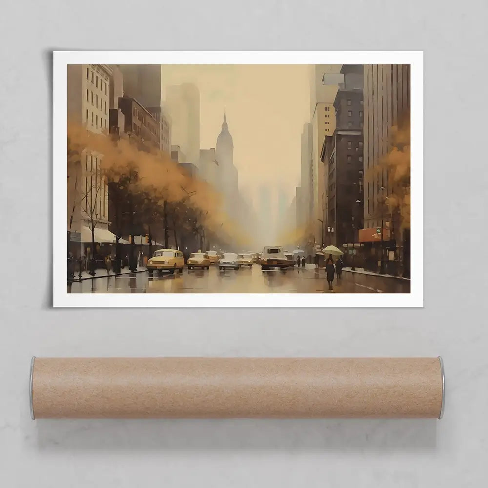 Vintage New York Art Print Vintage New York Art Print wall art product Arlington Prints - Independent
