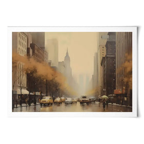 Vintage New York Art Print Vintage New York Art Print wall art product Arlington Prints - Independent
