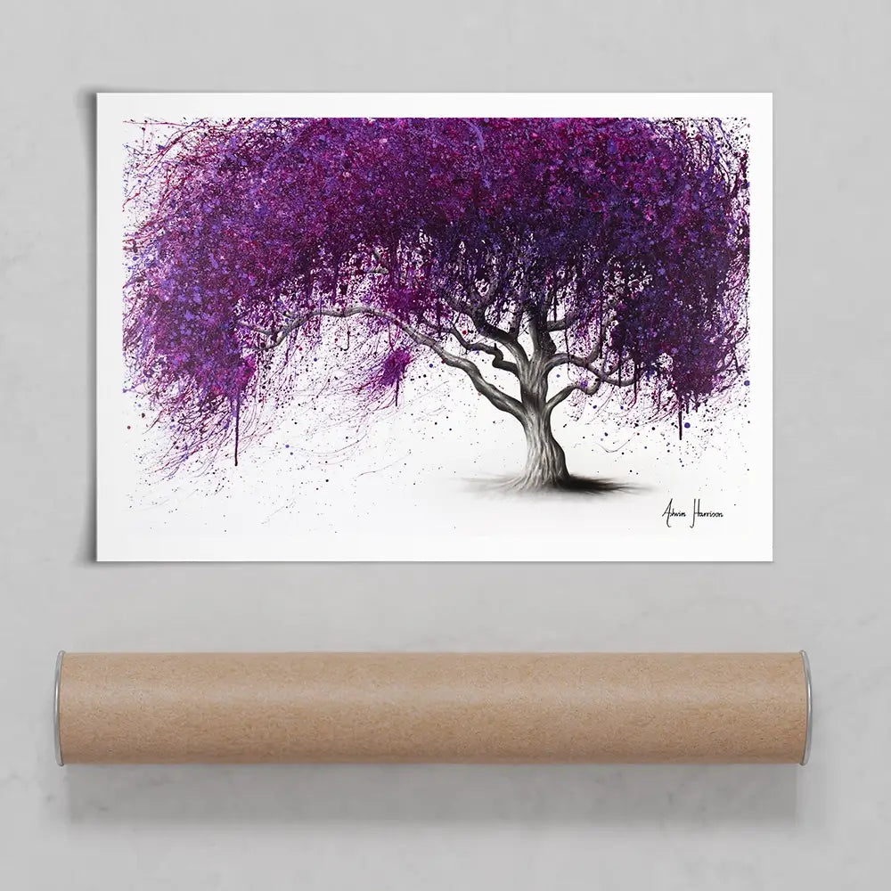 Violet Shadows Art Print Violet Shadows Art Print wall art product Ashvin Harrison