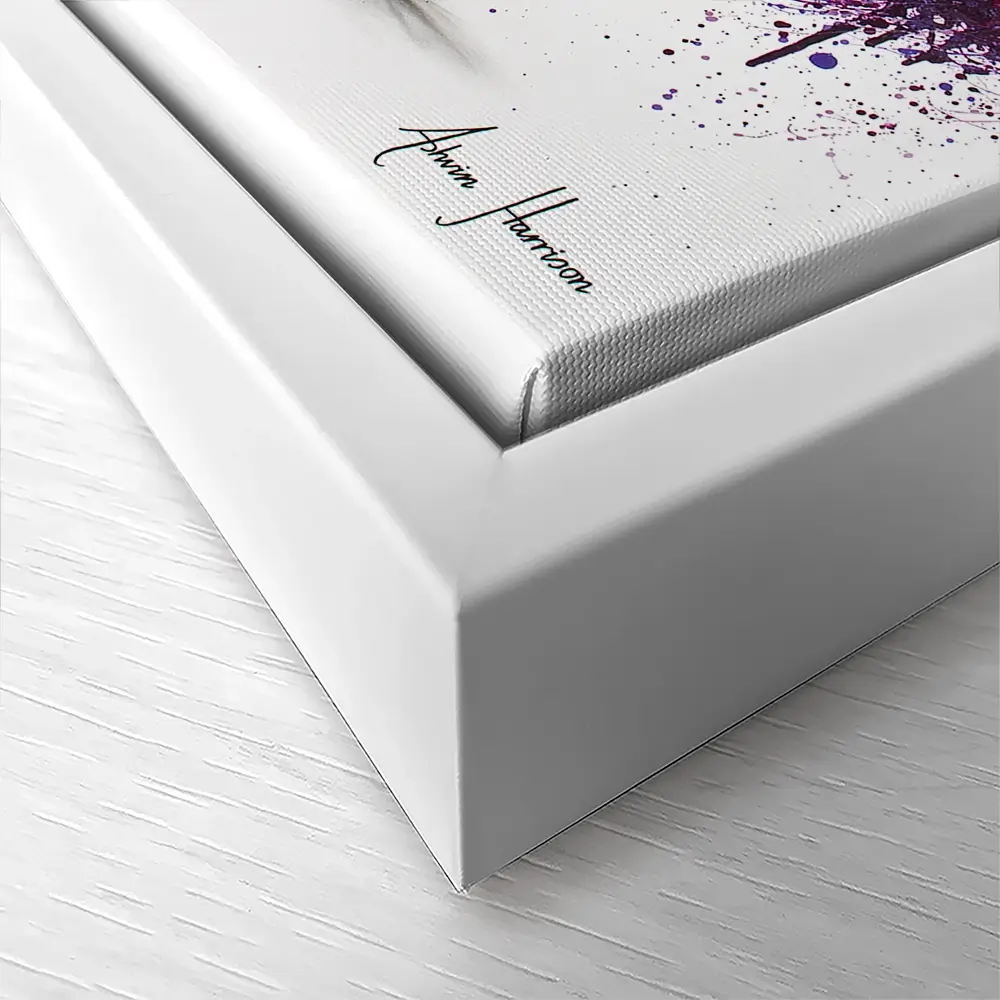 Violet Shadows Canvas Print Violet Shadows Canvas Print wall art product Ashvin Harrison