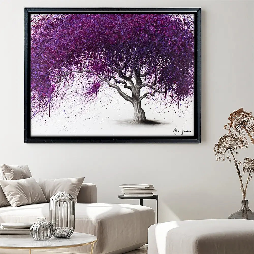 Violet Shadows Canvas Print Violet Shadows Canvas Print wall art product Ashvin Harrison