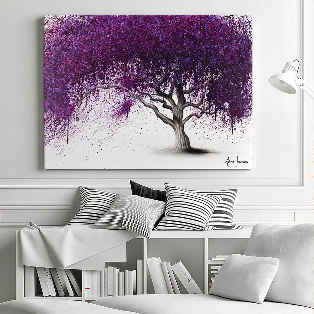 Violet Shadows Canvas Print Violet Shadows Canvas Print wall art product Ashvin Harrison