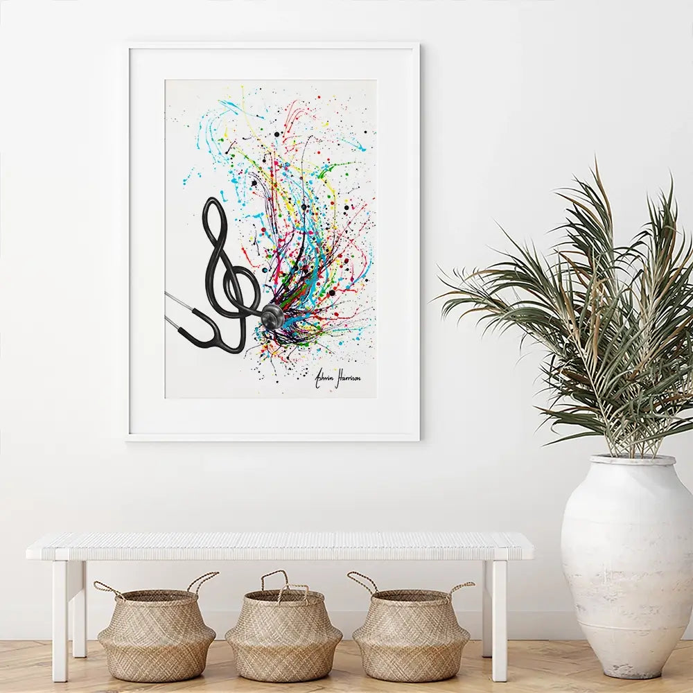 Vital Rhythm Framed Art Print Vital Rhythm Framed Art Print wall art product Ashvin Harrison