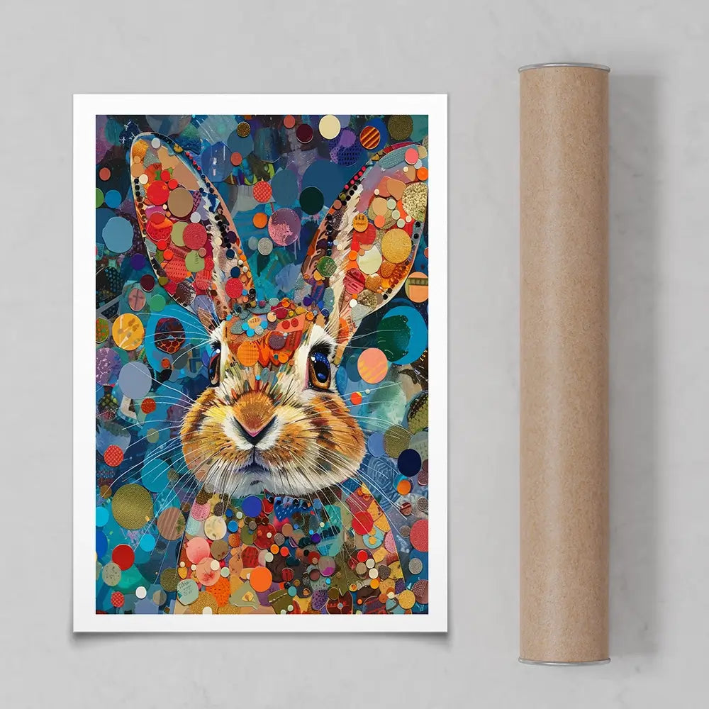 Vivid Hare Art Print Vivid Hare Art Print wall art product David Alexander Elder