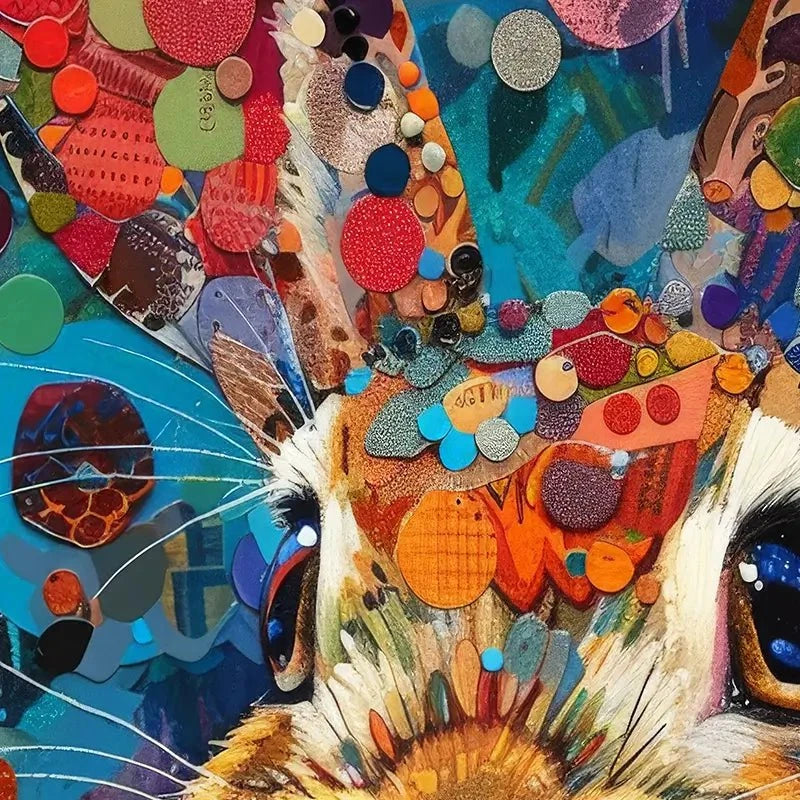 Vivid Hare Canvas Print Vivid Hare Canvas Print wall art product David Alexander Elder