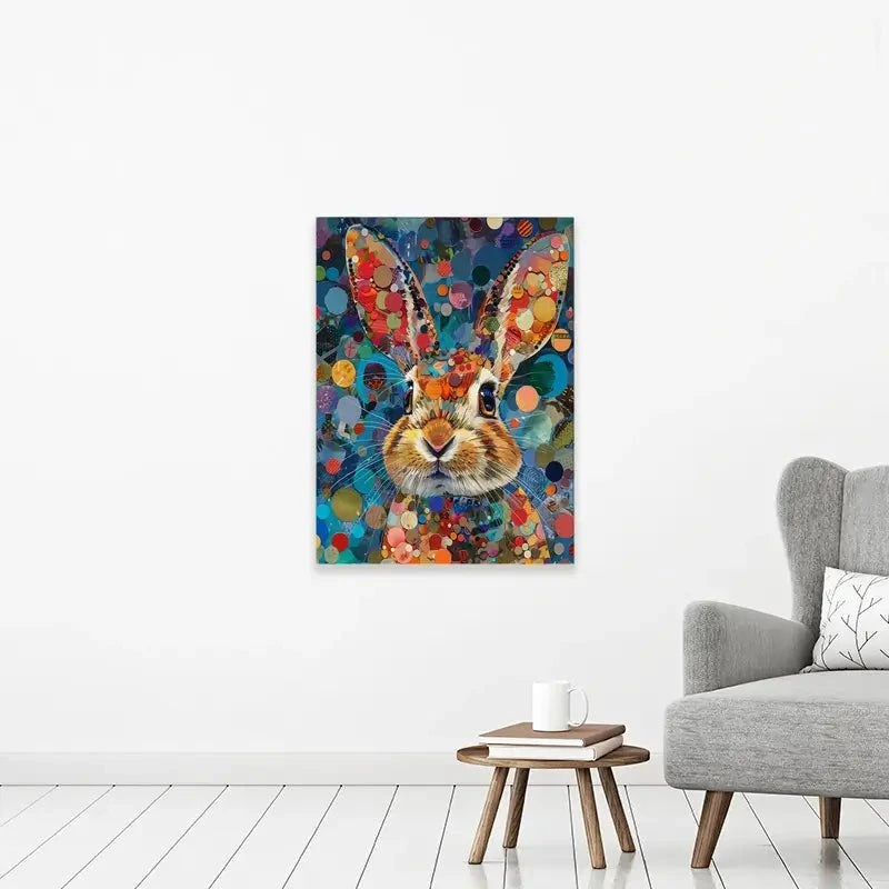 Vivid Hare Canvas Print Vivid Hare Canvas Print wall art product David Alexander Elder