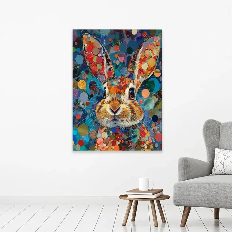 Vivid Hare Canvas Print Vivid Hare Canvas Print wall art product David Alexander Elder