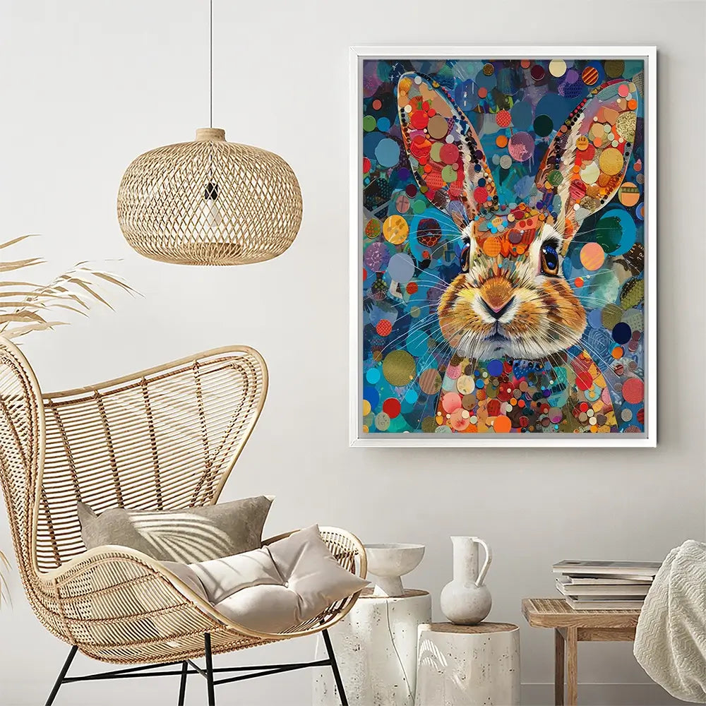 Vivid Hare Canvas Print Vivid Hare Canvas Print wall art product David Alexander Elder