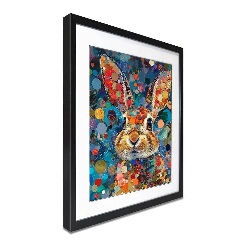 Vivid Hare Framed Art Print Vivid Hare Framed Art Print wall art product David Alexander Elder