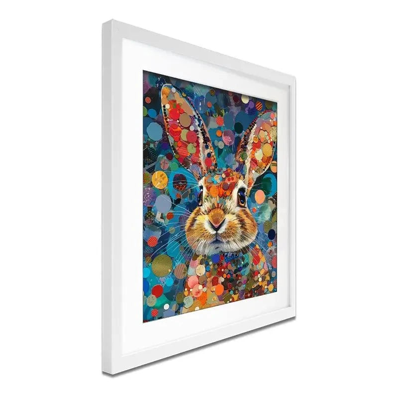 Vivid Hare Framed Art Print Vivid Hare Framed Art Print wall art product David Alexander Elder
