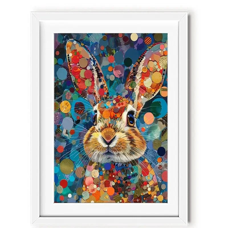 Vivid Hare Framed Art Print Vivid Hare Framed Art Print wall art product David Alexander Elder