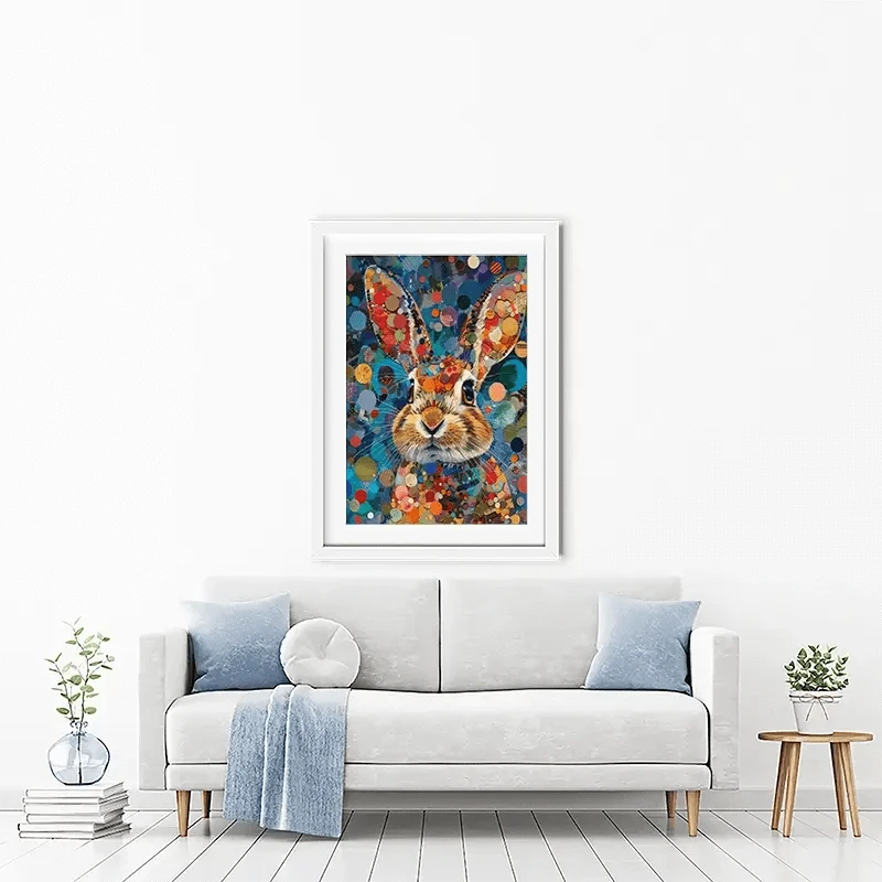 Vivid Hare Framed Art Print Vivid Hare Framed Art Print wall art product David Alexander Elder