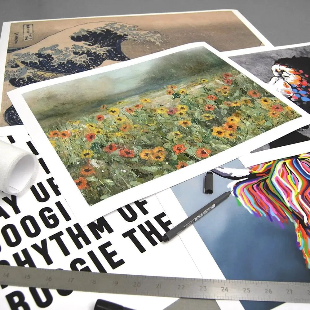 Vivid Wildflower Fields Art Print Vivid Wildflower Fields Art Print wall art product Carol Robinson