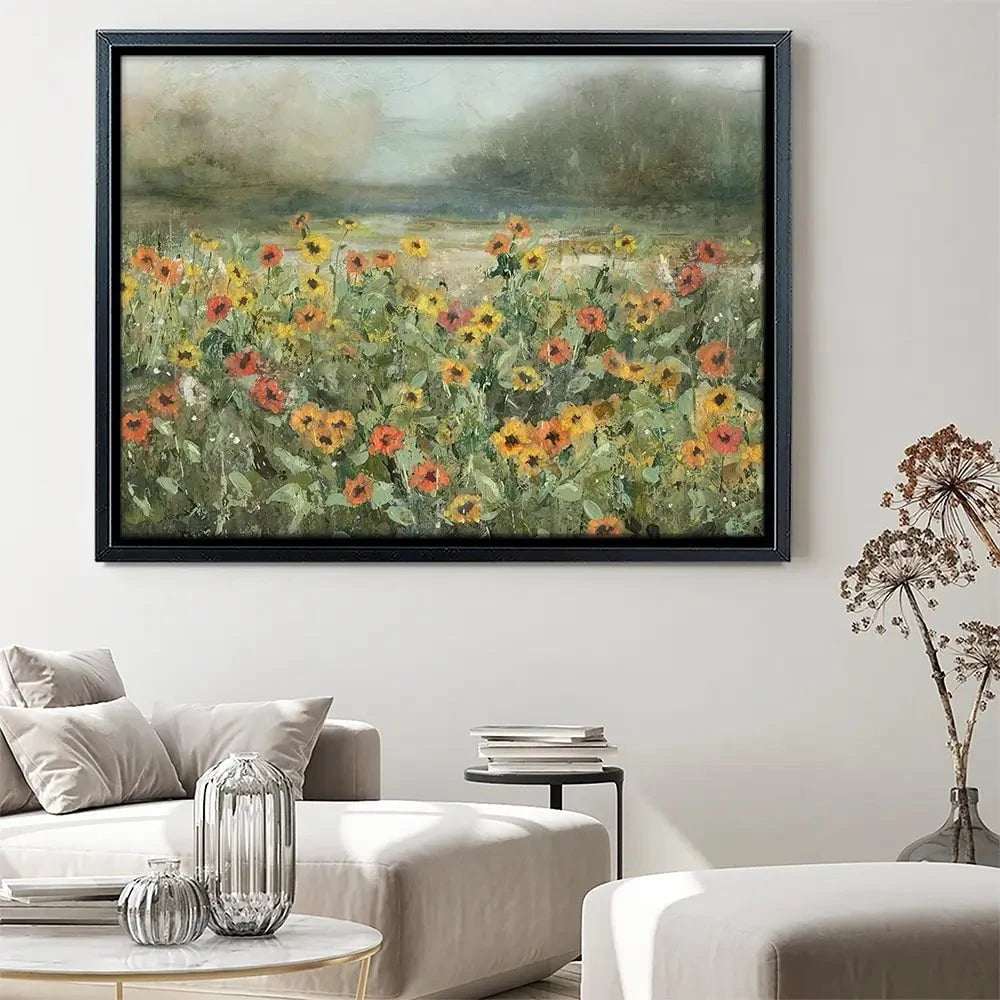 Vivid Wildflower Fields Canvas Print Vivid Wildflower Fields Canvas Print wall art product Carol Robinson