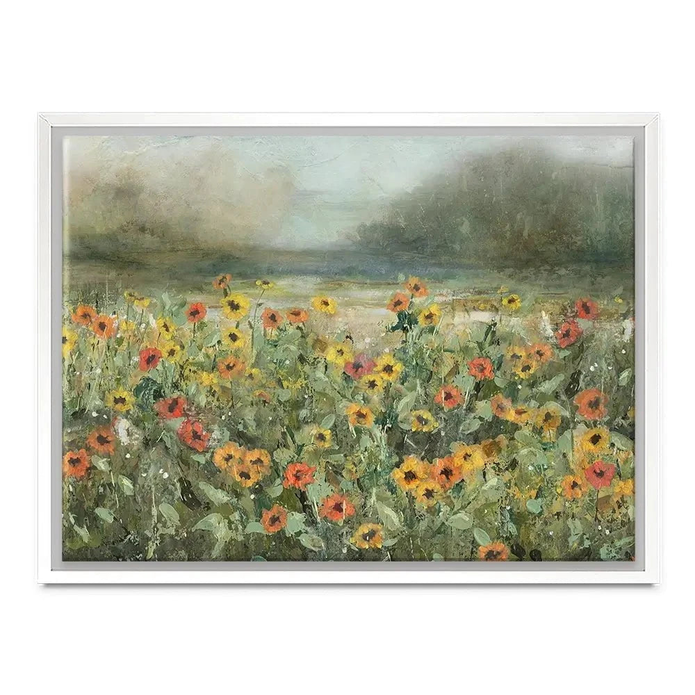 Vivid Wildflower Fields Canvas Print Vivid Wildflower Fields Canvas Print wall art product Carol Robinson