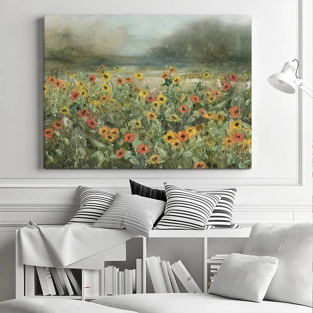 Vivid Wildflower Fields Canvas Print Vivid Wildflower Fields Canvas Print wall art product Carol Robinson