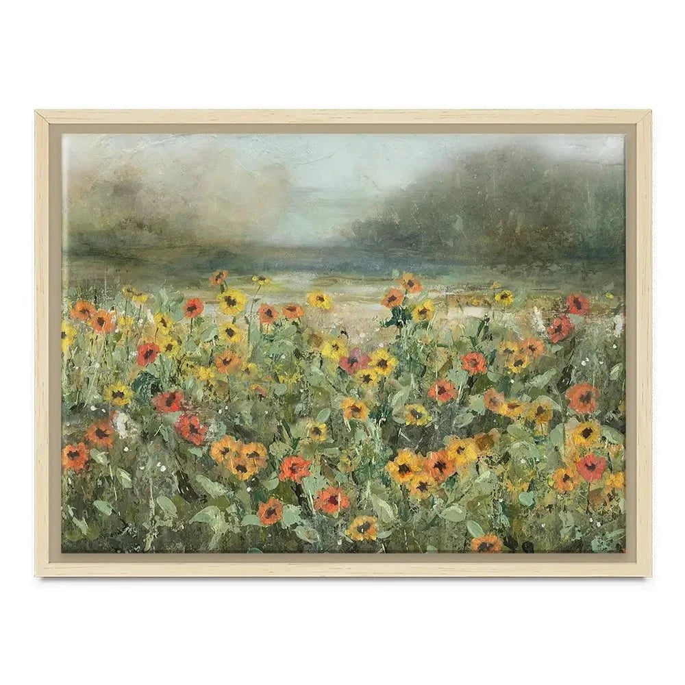 Vivid Wildflower Fields Canvas Print Vivid Wildflower Fields Canvas Print wall art product Carol Robinson