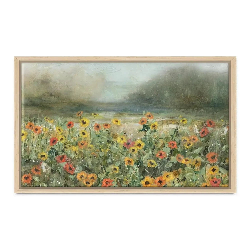 Vivid Wildflower Fields Canvas Print Vivid Wildflower Fields Canvas Print wall art product Carol Robinson