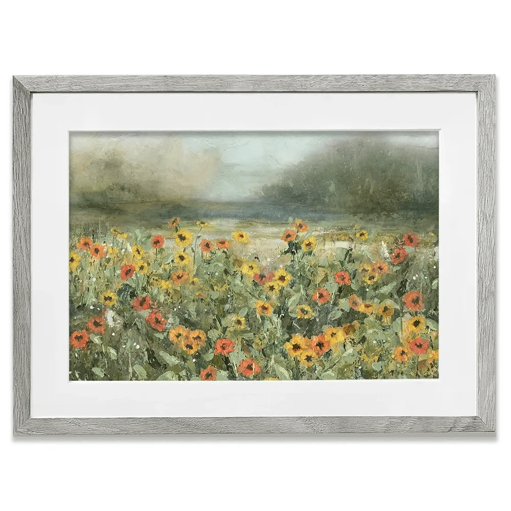 Vivid Wildflower Fields Framed Art Print Vivid Wildflower Fields Framed Art Print wall art product Carol Robinson