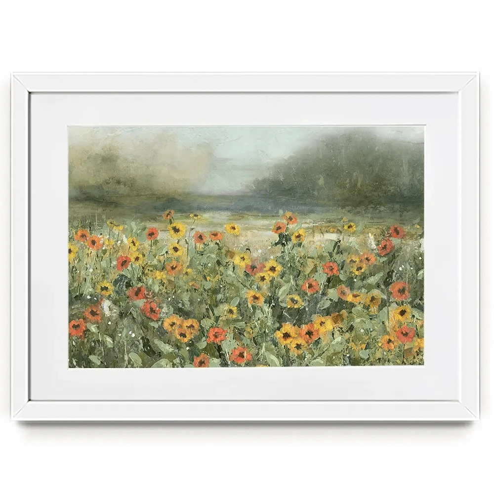 Vivid Wildflower Fields Framed Art Print Vivid Wildflower Fields Framed Art Print wall art product Carol Robinson