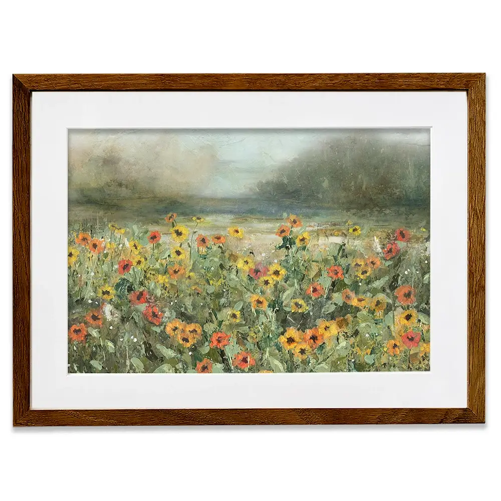 Vivid Wildflower Fields Framed Art Print Vivid Wildflower Fields Framed Art Print wall art product Carol Robinson