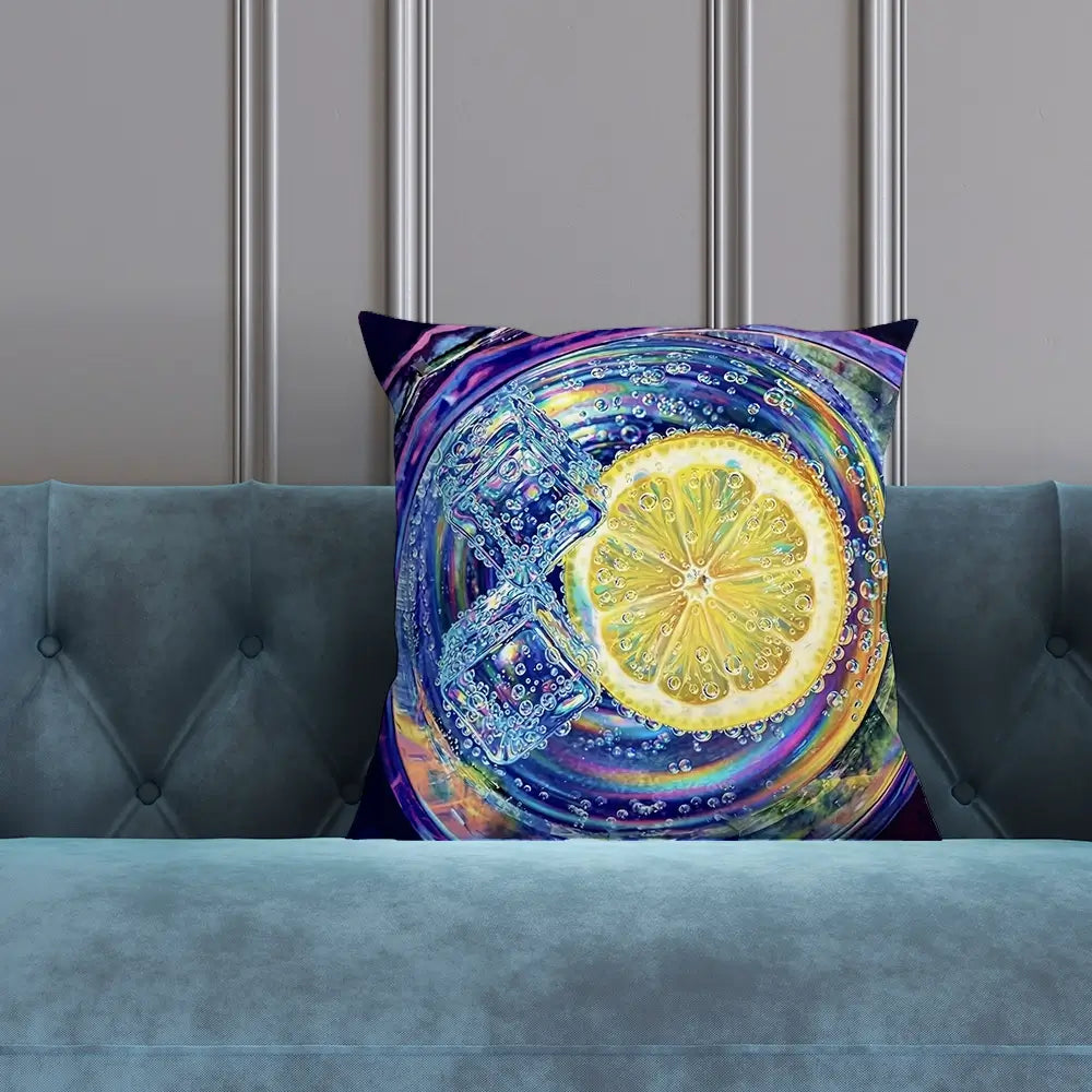 Vodka And Tonic Cocktail Cushion Vodka And Tonic Cocktail Cushion wall art product David Alexander Elder