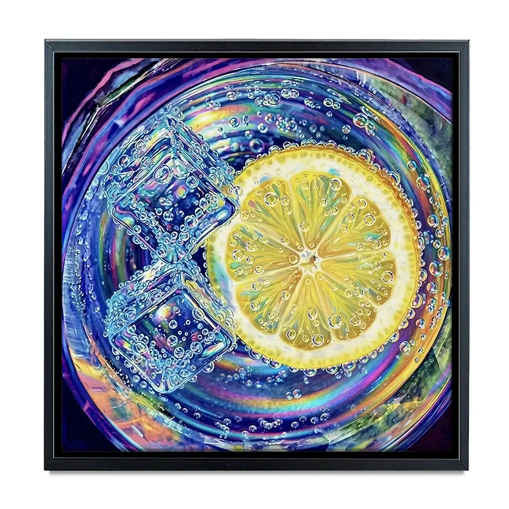 Vodka And Tonic Cocktail Square Canvas Print Vodka And Tonic Cocktail Square Canvas Print wall art product David Alexander Elder