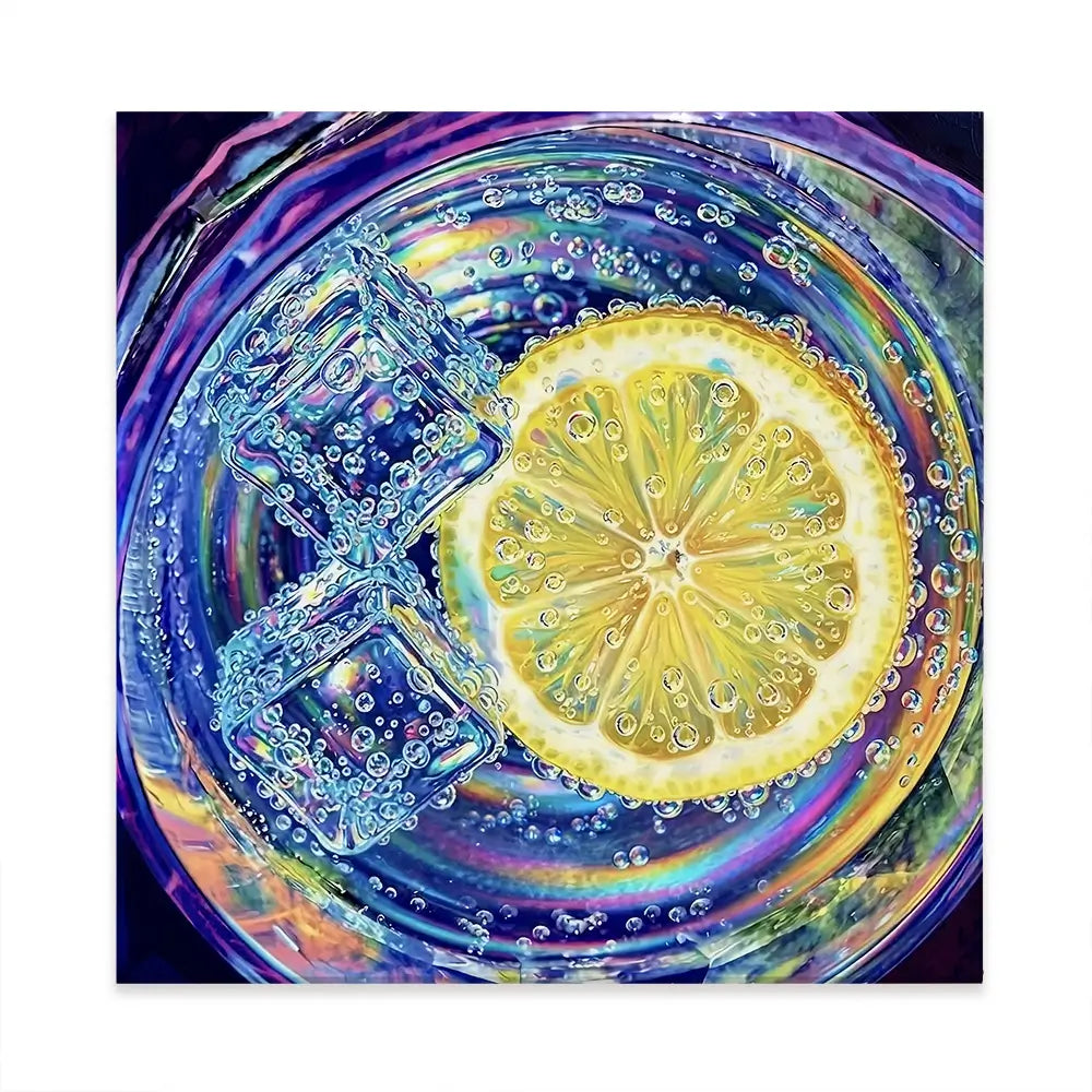 Vodka And Tonic Cocktail Square Canvas Print Vodka And Tonic Cocktail Square Canvas Print wall art product David Alexander Elder