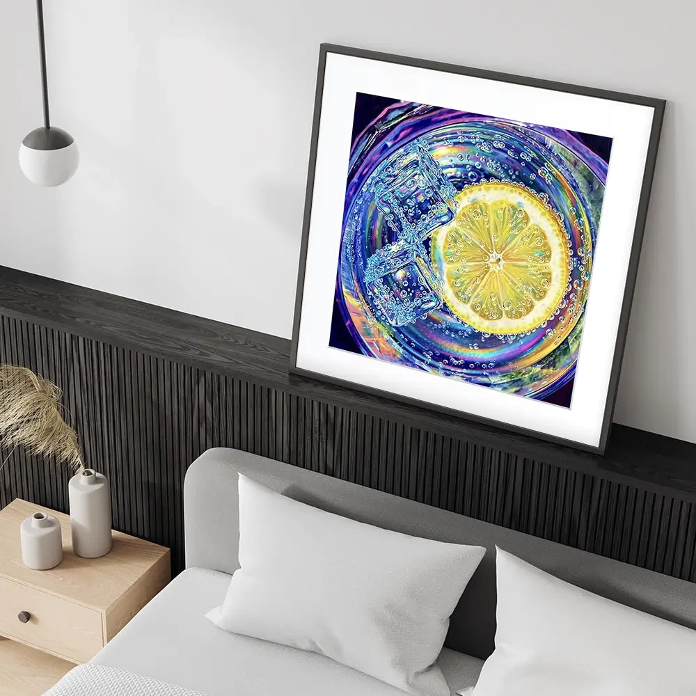 Vodka And Tonic Cocktail Square Framed Art Print Vodka And Tonic Cocktail Square Framed Art Print wall art product David Alexander Elder