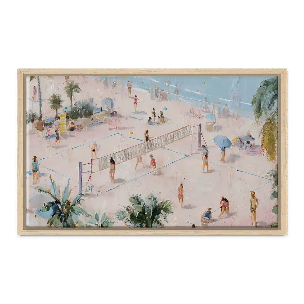 Volleyball Canvas Print Volleyball Canvas Print wall art product Art by Özge - Independent