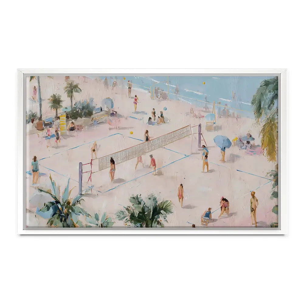 Volleyball Canvas Print Volleyball Canvas Print wall art product Art by Özge - Independent
