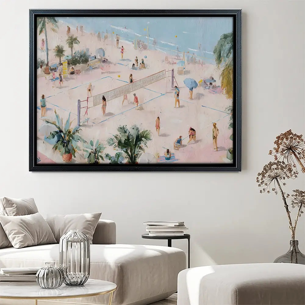 Volleyball Canvas Print Volleyball Canvas Print wall art product Art by Özge - Independent