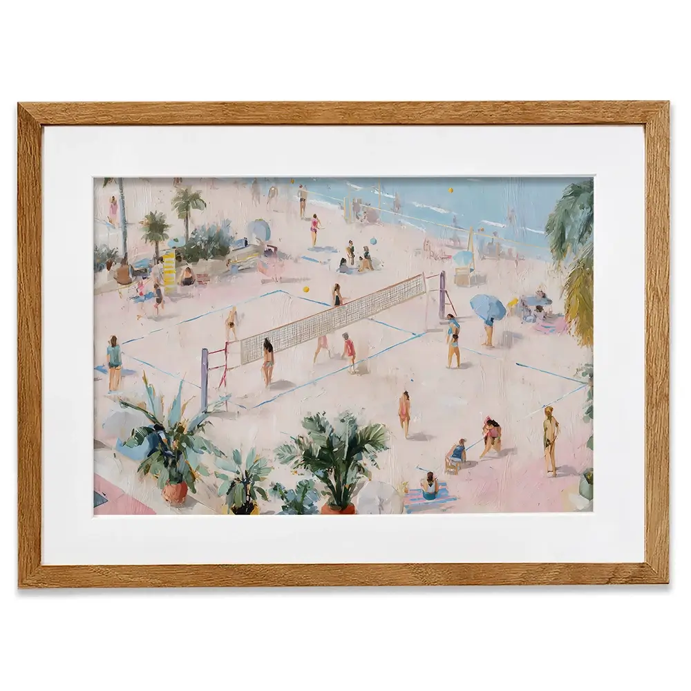 Volleyball Framed Art Print Volleyball Framed Art Print wall art product Art by Özge - Independent