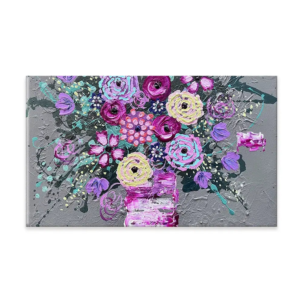 Wake Up And Smell The Roses Canvas Print Wake Up And Smell The Roses Canvas Print wall art product Jo Mulligan