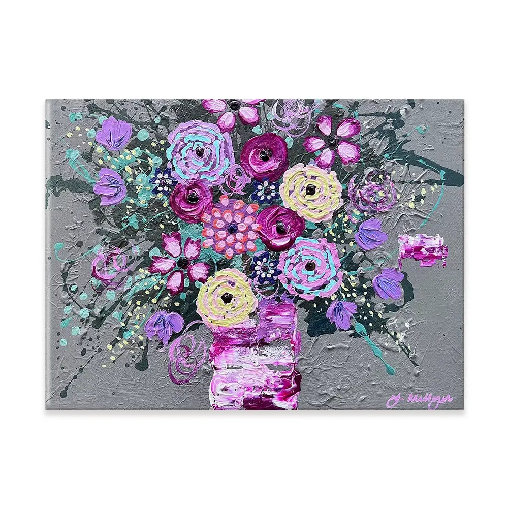 Wake Up And Smell The Roses Canvas Print Wake Up And Smell The Roses Canvas Print wall art product Jo Mulligan