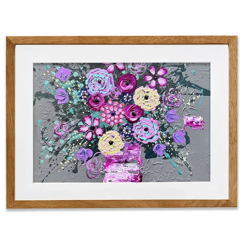 Wake Up And Smell The Roses Framed Art Print Wake Up And Smell The Roses Framed Art Print wall art product Jo Mulligan