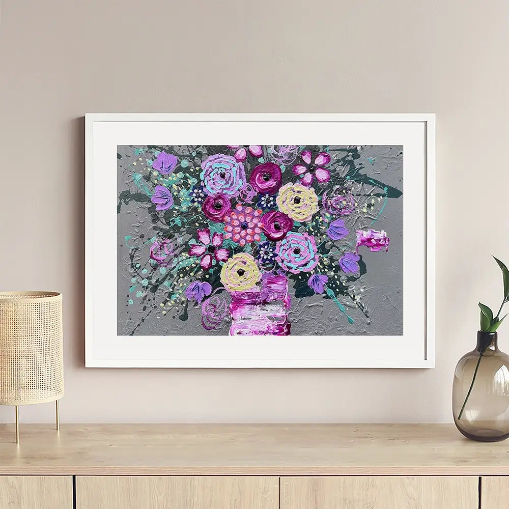 Wake Up And Smell The Roses Framed Art Print Wake Up And Smell The Roses Framed Art Print wall art product Jo Mulligan