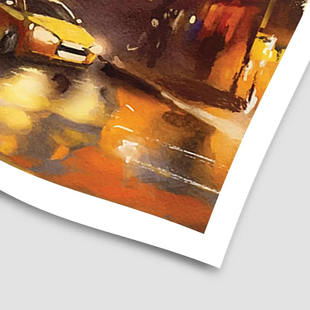 Walking In New York Art Print Walking In New York Art Print wall art product lisima / Shutterstock