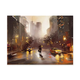 Walking In New York Canvas Print Walking In New York Canvas Print wall art product lisima / Shutterstock