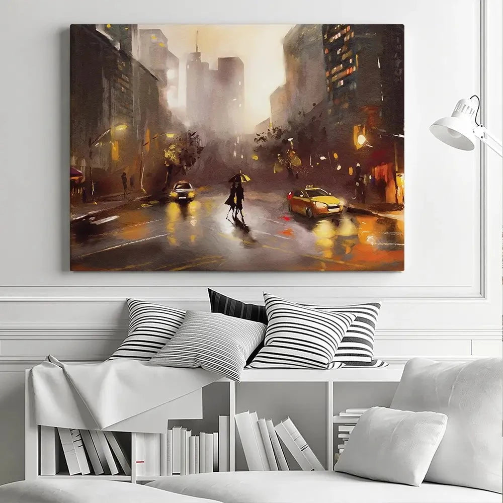 Walking In New York Canvas Print Walking In New York Canvas Print wall art product lisima / Shutterstock