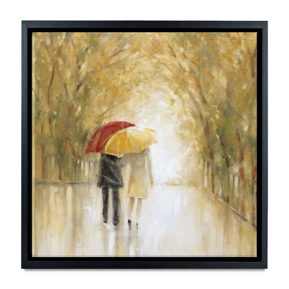 Walking In The Rain Canvas Print wall art product Carol Robinson