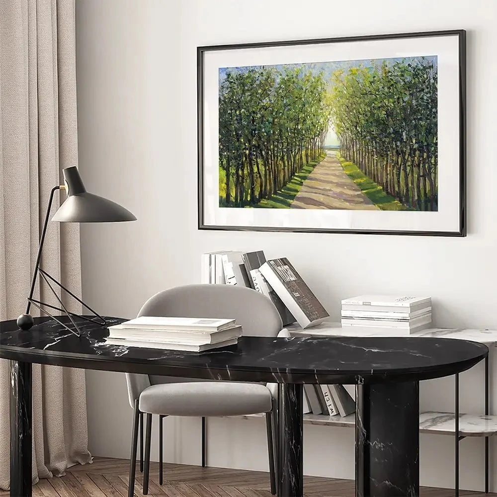 Walking Trail Framed Art Print Walking Trail Framed Art Print wall art product Tim O'Toole