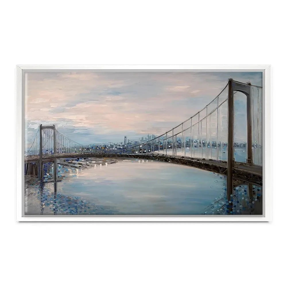 Waltwhitman Bridge Canvas Print Waltwhitman Bridge Canvas Print wall art product Ekaterina Ermilkina