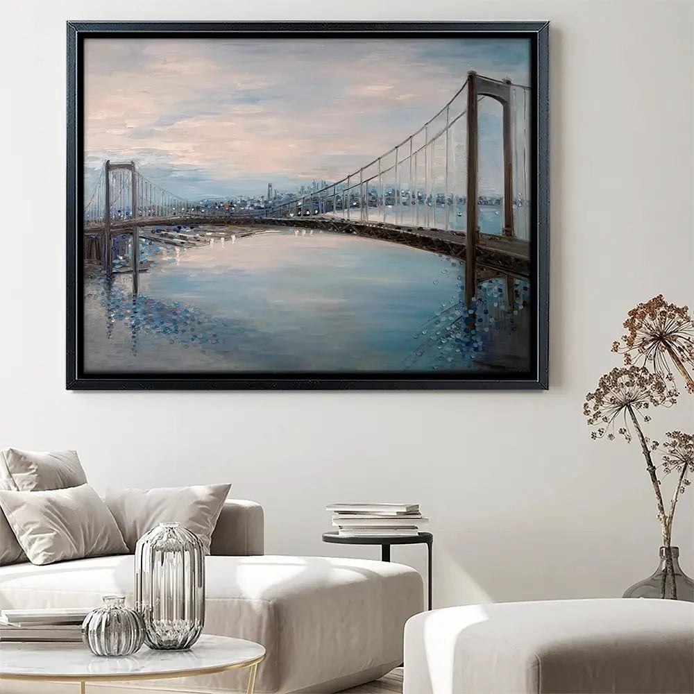 Waltwhitman Bridge Canvas Print Waltwhitman Bridge Canvas Print wall art product Ekaterina Ermilkina