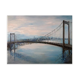 Waltwhitman Bridge Canvas Print Waltwhitman Bridge Canvas Print wall art product Ekaterina Ermilkina