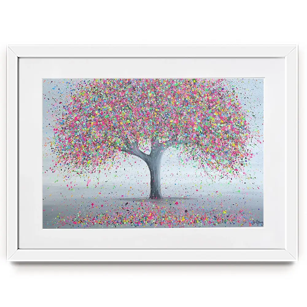 Warm Love Framed Art Print Warm Love Framed Art Print wall art product Jo Gough